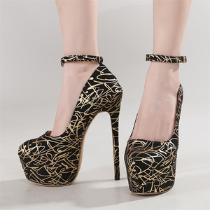 รองเท้าส้นสูงแบบสวมสำหรับงานแต่งงานผู้หญิง รุ่นใหม่ประจำฤดูร้อนปี 2025 ดีไซน์หรูหรา ปลายแหลม สายรัดข้อเท้า เหมาะสำหรับฤดูร้อนและฤดูใบไม้ผลิ - Product Image 3
