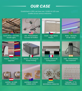 وحدات LED مخصصة من أشعة تحت البنفسجية 365nm 385nm 395nm 405nm رقاقة SMD LED على لوحة مصدر ضوء - Product Image 2