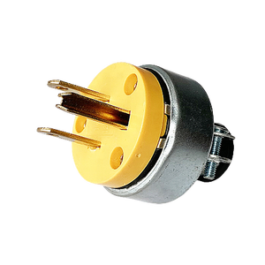 Nhà Máy Giá Nam Mỹ sắt Kệ Vàng ABS bên trong đồng 3 chân phẳng cắm - Product Image 3