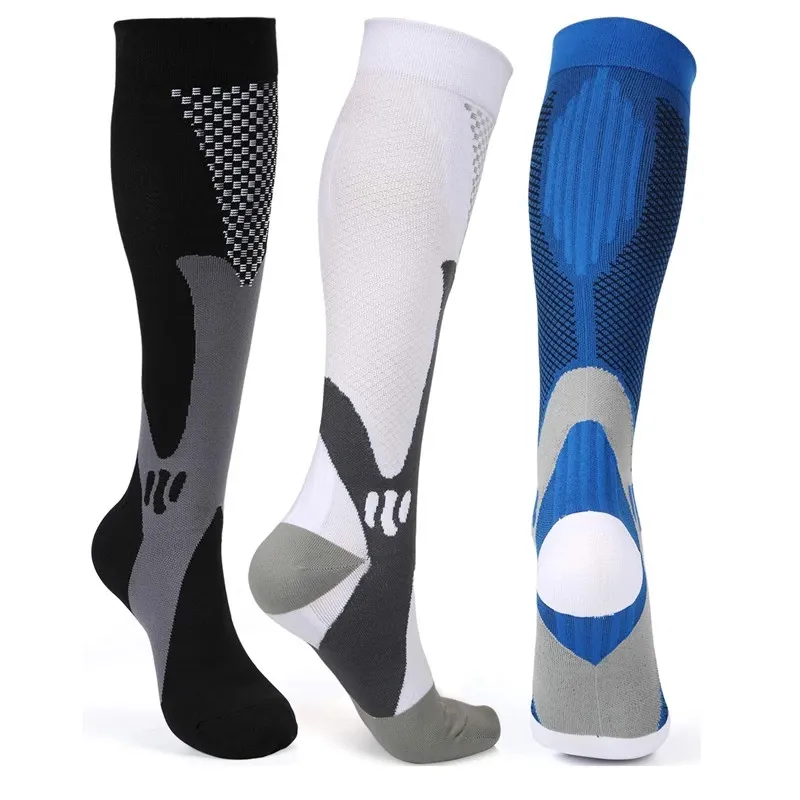 Chaussettes médicales à Compression pour varices, accessoire de Sport et soins infirmiers, pour varices, 20-30 mmHg