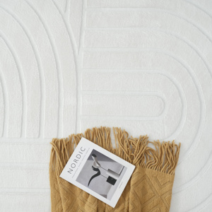Tappeto 3D per camera <span class=keywords><strong>da</strong></span> letto in tinta unita soffice tappeto in pelliccia di coniglio ampio tappetino <span class=keywords><strong>da</strong></span> <span class=keywords><strong>bagno</strong></span> morbido soffice peluche per soggiorno - Product Image 5