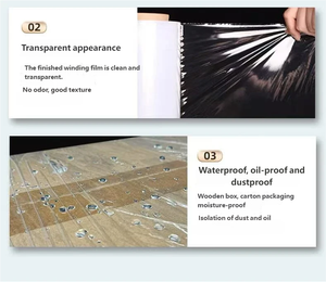 Yunyu - Rollo de Film Estirable para Máquina de 50 cm y 20 Micras, Material LLDPE, Soluble en <span class=keywords><strong>Agua</strong></span>, Seguro para Logística, Envoltura de Palés - Product Image 3
