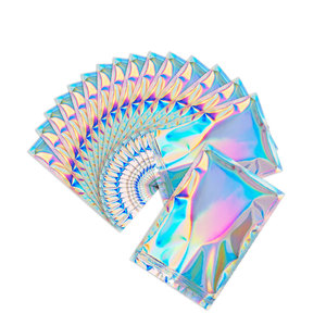 Bolsas Transparentes Holográficas con Cierre Ziplock, Impresión en Huecograbado, Bajo MOQ, Embalaje de Plástico Reciclable para Joyería y Festivales - Product Image 2