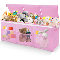 Boîte de rangement de jouets pour enfants de grande capacité en gros Organisateur pour enfants Coffre à jouets pliable