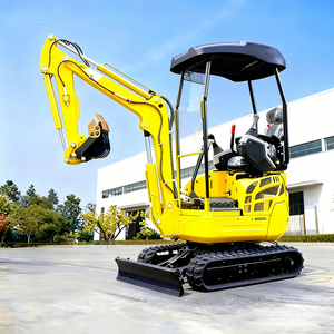 Miniexcavadoras para el Hogar con Certificación CE, Microexcavadora CATER, Máquina de Excavación Pequeña con Motor KUBOTA, Excavadora Pequeña de 1 Tonelada en Venta - Product Image 4