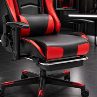 Chaise de Gaming PC AOR Ergonomique pour Bureau et Ordinateur, Chaise de Gamer Racing à Dossier Haut, Réglable, Inclinable, Pivotante, Pliable, avec Refroidissement Intégré