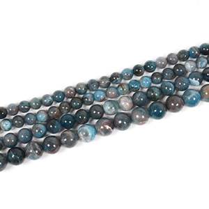 Nieuwe Diy Natural Crystal Blue Labradoriet Kralen Half Afgewerkt Sieraden Materiaal Handgemaakte Ronde Kralen Armband - Product Image 2