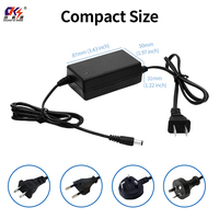 Adaptateur secteur de bureau 12V 2.5A 30W AC 100-240V DC 12 Volt 2500mA avec prise EU US UK AU AR et interface DC 5.5*2.1mm