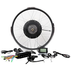 מפעל סיטונאי קטן כוח ebike ערכת 36V250w-8000w חשמלי אופניים מנוע שלג אופני המרת ערכת מסלול - Product Image 3