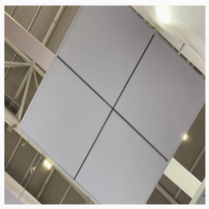 Techo <span class=keywords><strong>de</strong></span> Lana <span class=keywords><strong>de</strong></span> Roca con Revestimiento Especial Pintado y Laminado con Tejido Decorativo <span class=keywords><strong>de</strong></span> Fibra <span class=keywords><strong>de</strong></span> Vidrio - Product Image 1