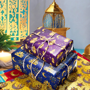Wz008 ramadan của ngày trăng mẫu Hộp quà tặng trang trí với Ngôi Sao bao bì giấy gói cho bên trang trí - Product Image 6
