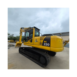 Excavadora de cadenas Komatsu PC220 usada original de Japón, maquinaria de construcción a bajo precio, PC220 en venta - Product Image 1