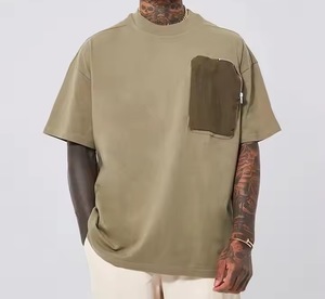 Camiseta personalizada de cuello redondo de estilo Retro para <span class=keywords><strong>hombre</strong></span>, camiseta <span class=keywords><strong>blanca</strong></span> supergrande de alta calidad 100% algodón, camiseta de Color sólido en blanco de gran tamaño para <span class=keywords><strong>hombre</strong></span> - Product Image 1