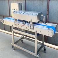 Nouvelle machine industrielle entièrement automatique de découpe de viande en acier inoxydable 304 haute efficacité pour poulet congelé et fondue chinoise