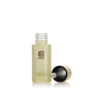 Vente flash - Flacon compte-gouttes cosmétique vert de 8 ml et 10 ml pour soins de la peau - Contenant en verre pour sérum - Emballage