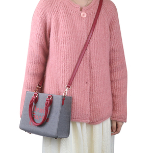 Fabricante de Bolsos de Moda, Venta al por Mayor de Bolsos Mini de Lona para Mujer, Bolso de Hombro Reutilizable Ecológico y Portátil - Product Image 2