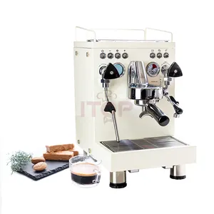 Semi Automatic Espresso Cappuccino Coffee Shop Machine Home Small Fully semi-Automatic Pull Flower Steam Coffee Machine