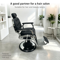 Fauteuil de barbier moderne et confortable Qunpeng Beauty pour salons et barbiers, équipement de coiffure durable de haute qualité