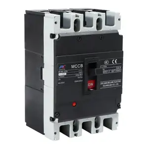 DC MCCB Circuit Breaker 1P 2P 12V 24V 48V 250A Moulded Case Battery 100A 200A 300A 400A Car Charging Pile Protector