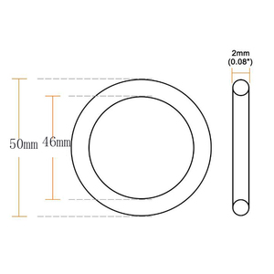 Jutye Bathroom <strong>Sink</strong> O-Ring Wash Basin <strong>Plug</strong> <strong>Replacement</strong> Seals Water Filter Housing O-Ring Gasket Seal - Product Image 5