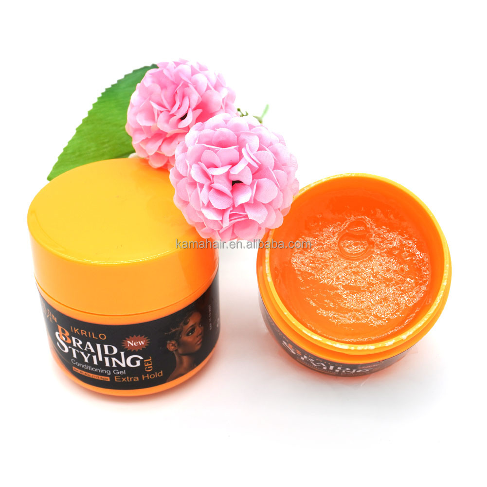 Factory Hot Sale Hair Braid Gel Extra Hold Twist Loc N Gel Edge Control Shine and Hold Braids Styling Braiding Gel Detail Section 1