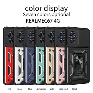 เคสกันกระแทกสำหรับเรียลมี 12 พลัส 12X 11X 10 9 <span class=keywords><strong>PRO</strong></span> 8i C61 C63 C67 C51 C53 C33 C55 สไลด์เลนส์กล้องป้องกันขาตั้งฝาครอบด้านหลัง - Product Image 6