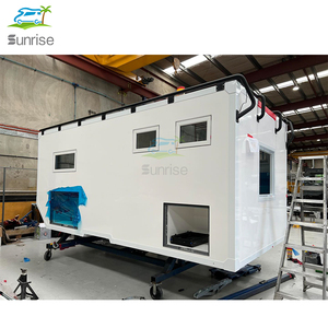 Camping-car camion d'expédition de Service Oem avec grand canapé en forme de U, remorque de camping de caravanes tout-terrain de cuisine intérieure raffinée - Product Image 5