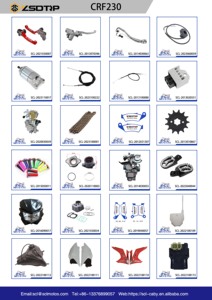Kit de carrosserie de <span class=keywords><strong>moto</strong></span> en plastique ABS de haute qualité pour CRF230 R1DE avec réservoir et selle, kit de carénage complet, installation facile - Product Image 4