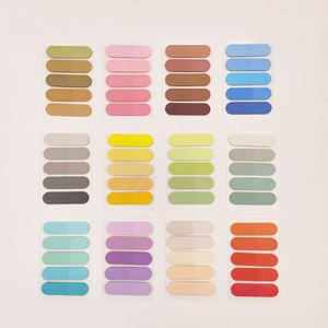 PET Self-Adhesive <b>Memo</b> <b>Pads</b> Fluorescent Colors Morandi Style Combination Sticky Notes Guidelines for Stationery Office Magnetic - Product Image 1