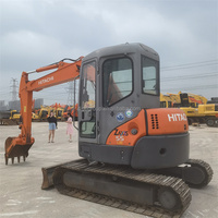 Excavateur Hitachi ZX55 5t d'occasion en stock avec un prix bon marché Excavateur puissant robuste et durable