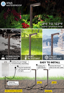 Cổ điển điện áp thấp <span class=keywords><strong>IP65</strong></span> không thấm nước ngoài trời Vườn đường lái xe sân công viên bãi cỏ con đường bollard <span class=keywords><strong>LED</strong></span> ánh sáng hiện đại - Product Image 5