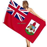 Serviette de plage à séchage rapide avec drapeau des Bahamas, pour salle de bain, piscine, camping, voyage, natation, pique-nique, sport, décoration, cadeaux