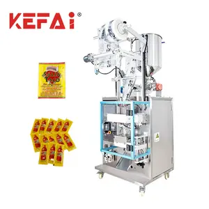 KEFAI Automatic Mayonnaise Packing Machine Cooking Oil Honey Sachet Packaging Machine