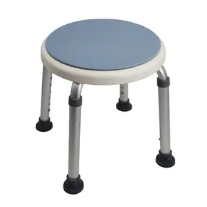 Вращающийся круглый стул для ванны и душа с поворотным сиденьем, портативный подъемный стул для ванны MK03002