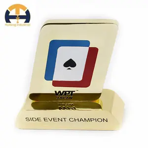 高品质定制专业设计铸造奖杯扑克比赛奖励奖杯