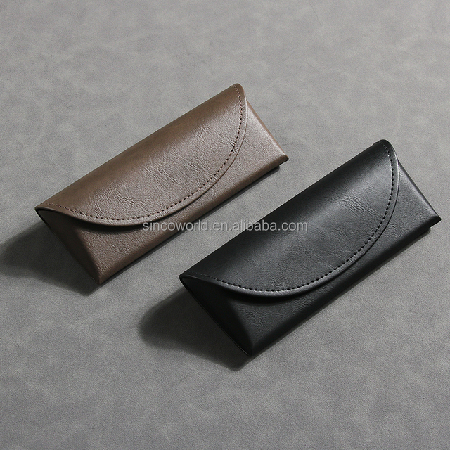 Sinco Retro Handmade Sunglasses Organizer case Eyeglasses Storage Box Leather Eyeglass case Glasses Pouch