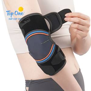 Top One ajustable deportes Fitness brazo entrenamiento tenis guardia almohadillas al por mayor Nylon codo Brace Protector Skateboard protección - Product Image 4