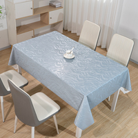 Nappe rectangulaire imperméable en fil de plumes RNPT, dégradé rose crème uni