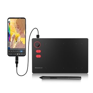 Tablette graphique G20 de taille moyenne <span class=keywords><strong>pour</strong></span> les concepteurs d'animations avec <span class=keywords><strong>stylet</strong></span> sans batterie à défilement <span class=keywords><strong>pour</strong></span> la conception d'art numérique et le dessin - Product Image 1