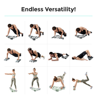 Innstar Push-Up Board Planches d'équilibre Plank Trainer Push Up Bar Pushup Board avec application gratuite Jeu gratuit