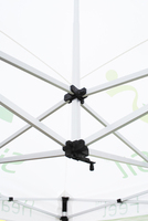 Tente pliante d'extérieur Admax 10ft 15ft 20ft, impression personnalisée, ignifuge, imperméable, anti-UV/anti-vent, tissu Oxford 400D/600D