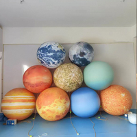Ballons gonflables lumineux en PVC des neuf planètes, personnalisables, pour décoration promotionnelle – Vente chaude en usine