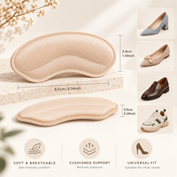 Coussinets en mousse pour talons, inserts antidérapants pour talons trop grands ou trop amples, préviennent les ampoules, soulagent la douleur aux pieds pour hommes et femmes