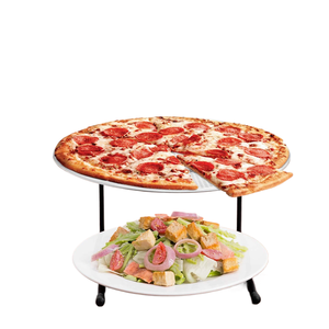 Support à pizza en fer forgé en forme <span class=keywords><strong>de</strong></span> U, <span class=keywords><strong>prix</strong></span> d'usine, avec joint <span class=keywords><strong>de</strong></span> soudure durable pour la restauration commerciale et les événements - Product Image 6