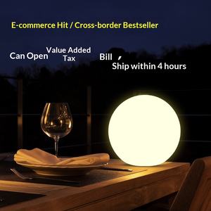 Boule lumineuse LED créative à détection de mouvement, étanche, pour <span class=keywords><strong>piscine</strong></span> extérieure, flottante, avec télécommande tactile, batterie intégrée, lumière PE - Product Image 2