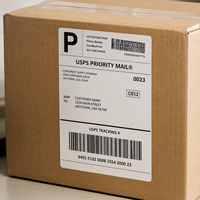 Etiquetas de Envío Impermeables Personalizadas 4x6, Etiquetas de Código de Barras para Impresora Térmica, Etiquetas Autoadhesivas para Logística