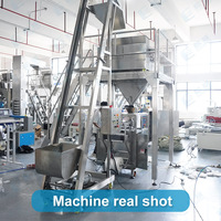 Machine d'emballage de popcorn pour aliments soufflés, boules de maïs, popcorn, chips de pommes de terre, machine d'emballage croustillante entièrement automatique
