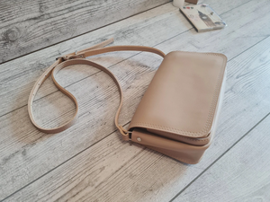 Bolso Bandolera Personalizado de Cuero Genuino Marrón, Impermeable, para Mujer, Duradero, Ligero, con Capacidad de 3L+, Hecho a Mano, Regalo de Boda - Product Image 5