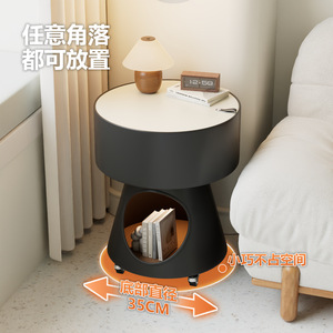 Tavolino Creativo a Forma di Cuccia per Gatti: Tavolino da Caffè Portatile con Ruote per Soggiorno, Divano o Camera da Letto - Product Image 5