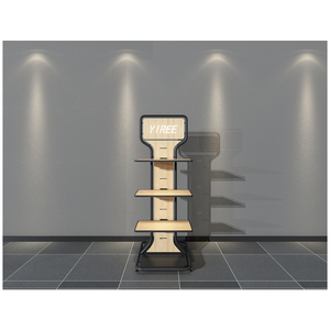 Nhà Máy Bán Lẻ Siêu Thị Gỗ Hiện Đại Đứng Một Mình Đôi Mặt Nước Hoa Cửa Hàng Hiển Thị Gondola Kệ Cho Mỹ Phẩm - Product Image 4